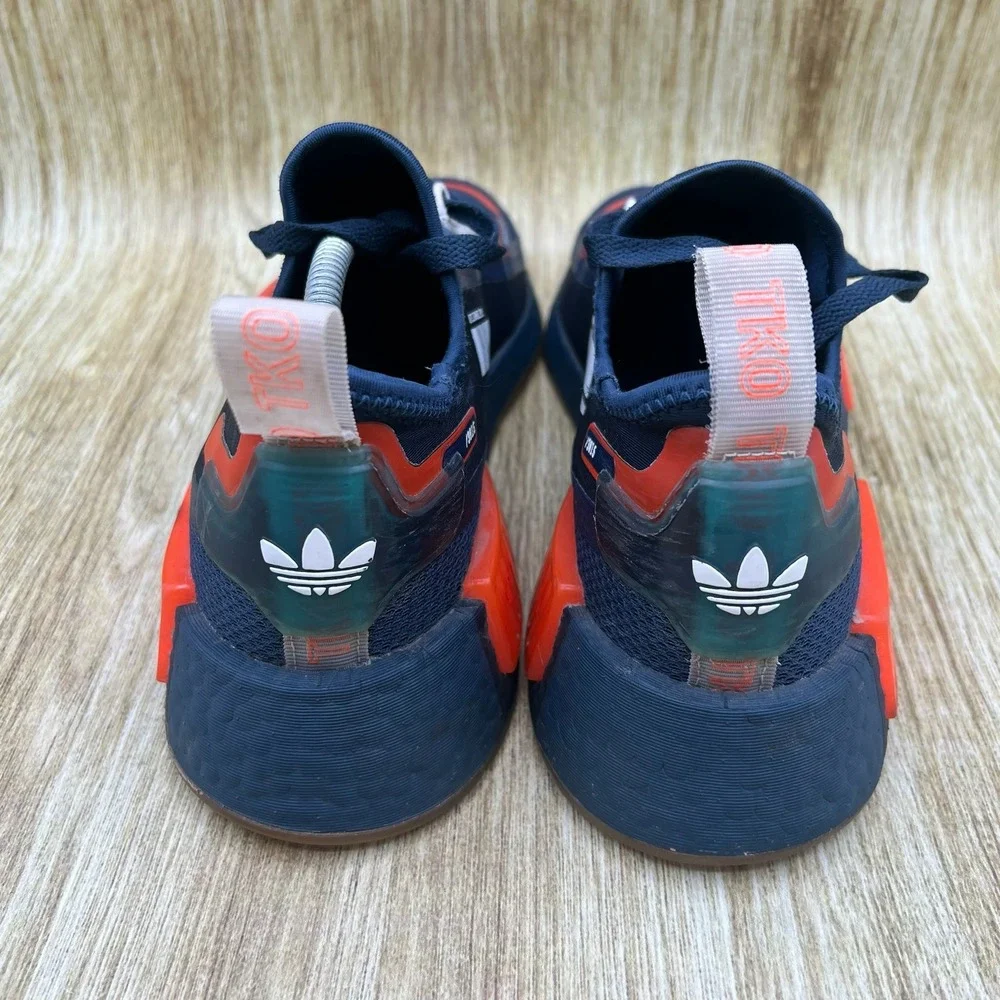 Adidas‎ NMD R1 Spectoo Men's Size 6 Crew Navy Solar Red Boost Sneakers GZ9262